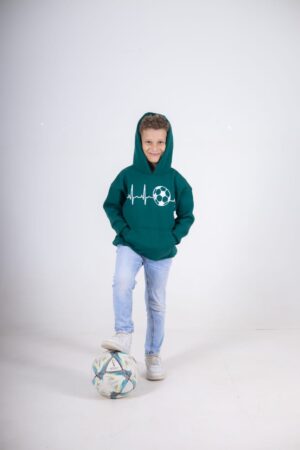 boy's Hoodie - l love Football